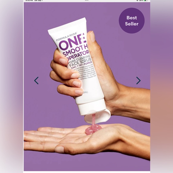 One Smooth Operator
Pore Clearing Face Scrub
Zinc + Oat + Pumice - Picture 3 of 3